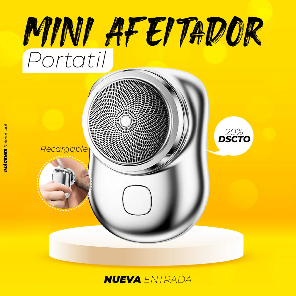 MINI AFEITADOR PORTATIL🪒📌